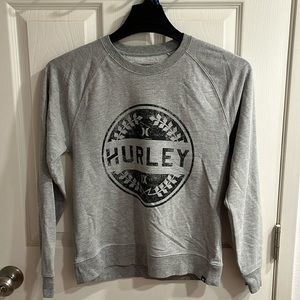 Hurley Gray Crewneck Sweatshirt